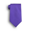 Purple Newport Polka Dot Wet Dyed Silk Tie